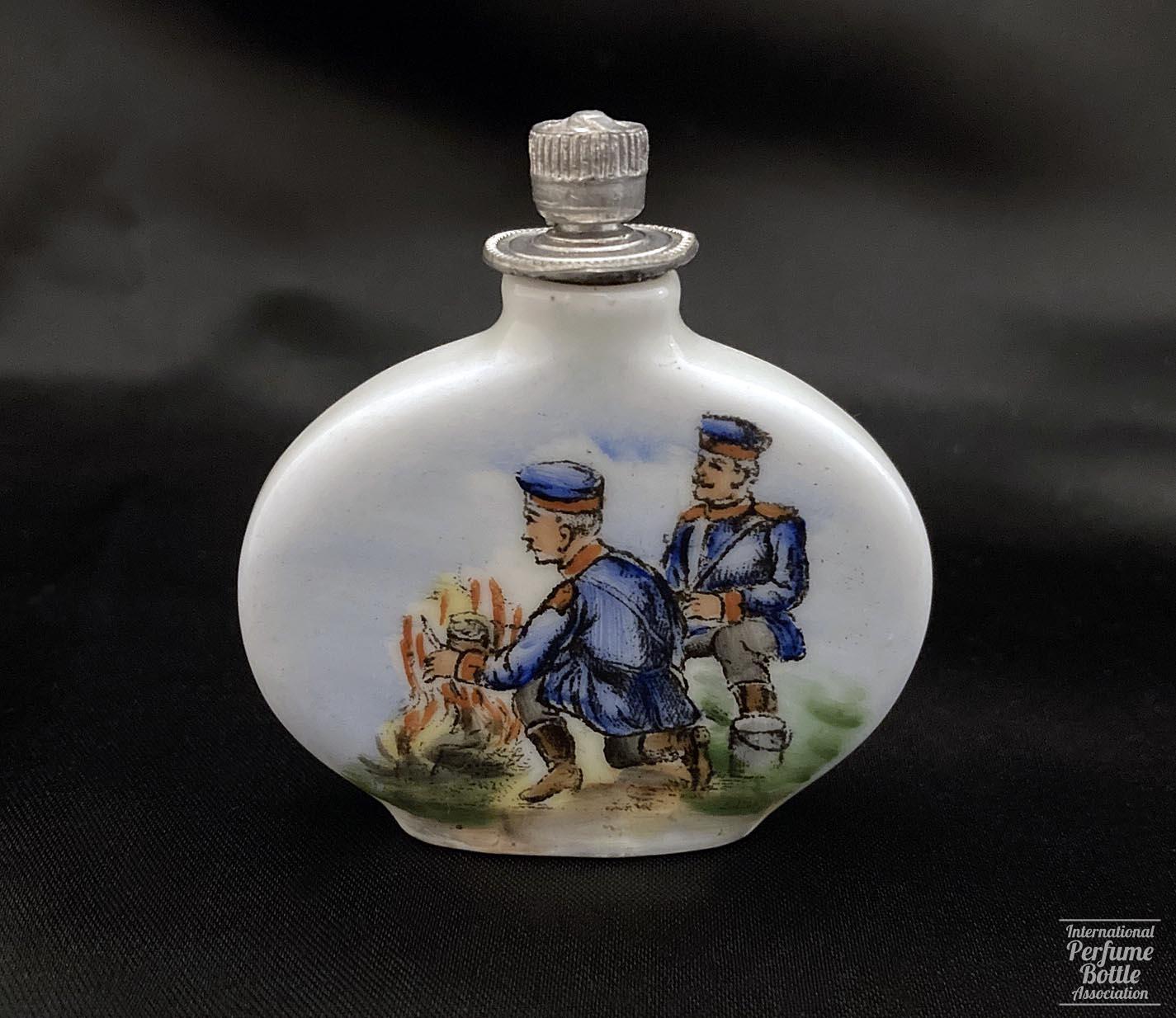 Prussian Soldiers by Campfire