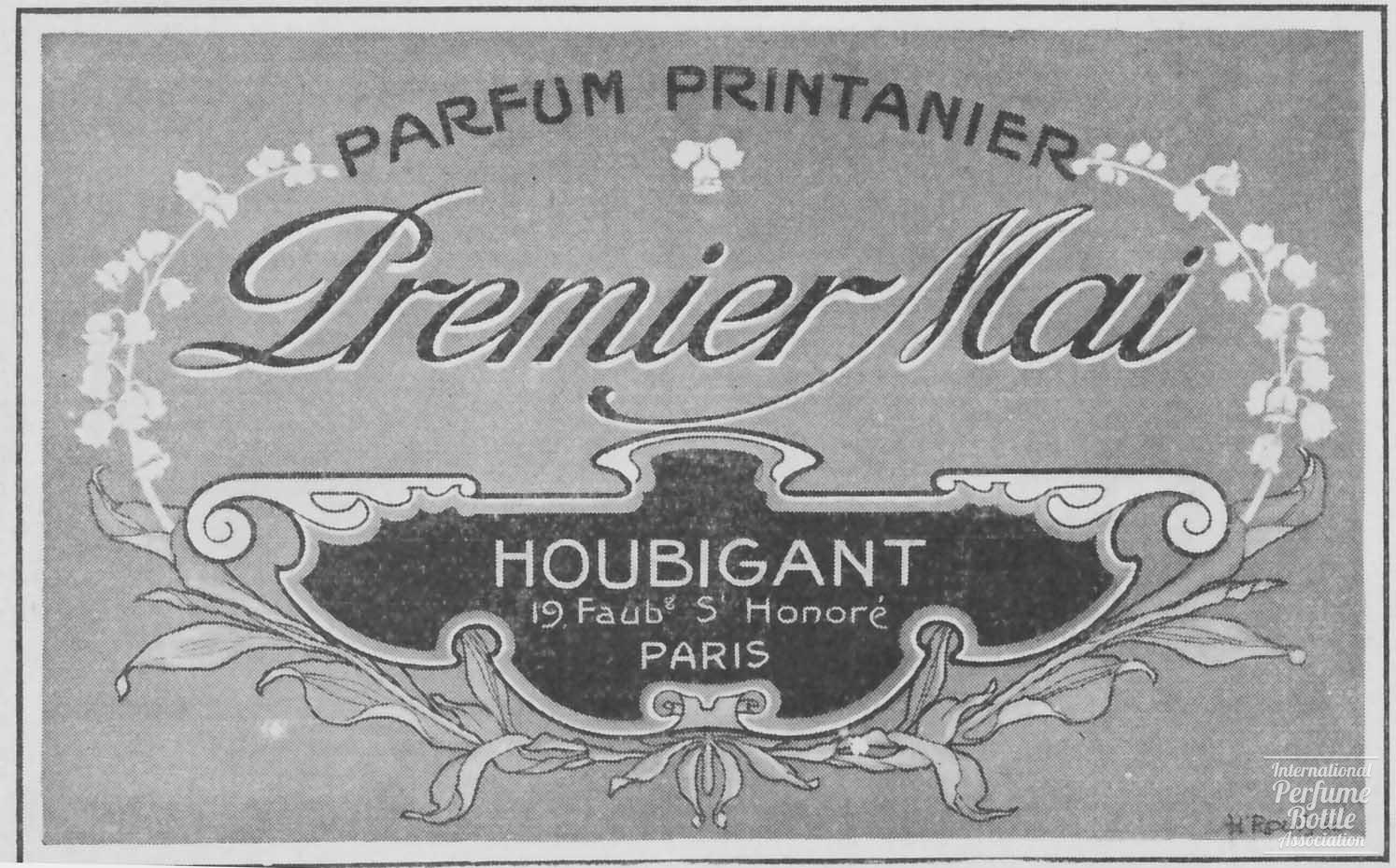 "Premier Mai" by Houbigant Advertisement - 1909