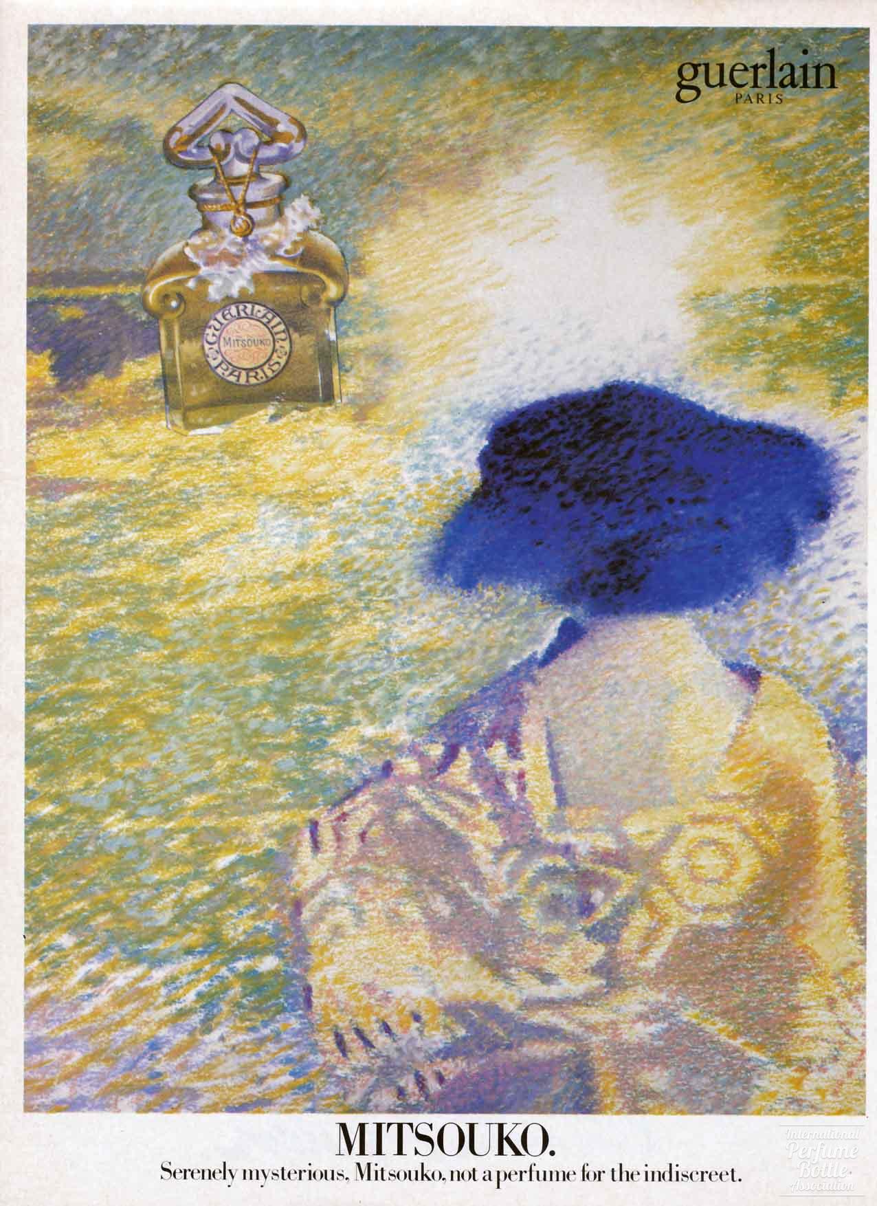 "Mitsouko" by Guerlain Advertisement - 1983