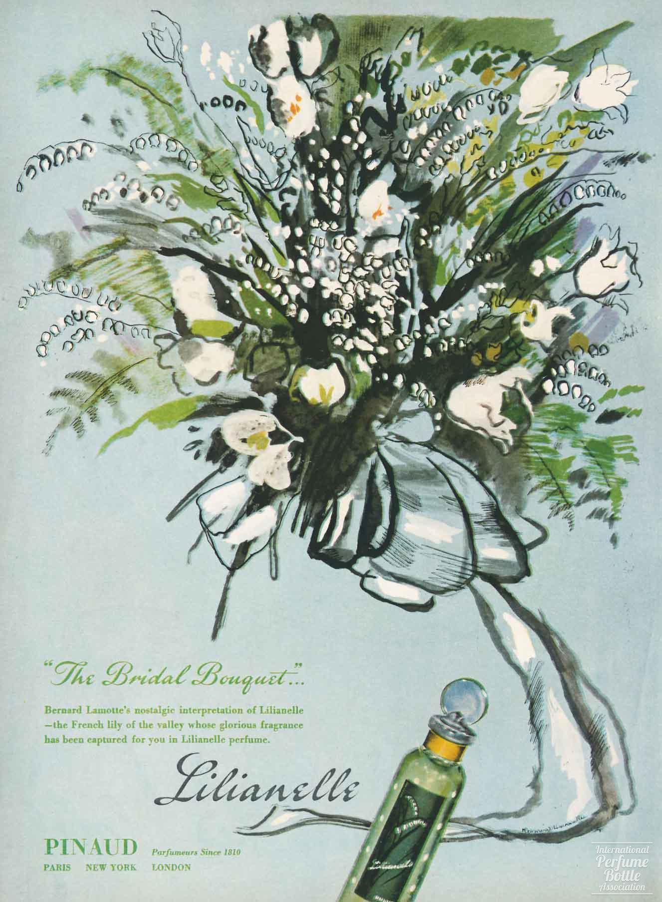 "Lilianelle" by Pinaud Advertisement - 1946