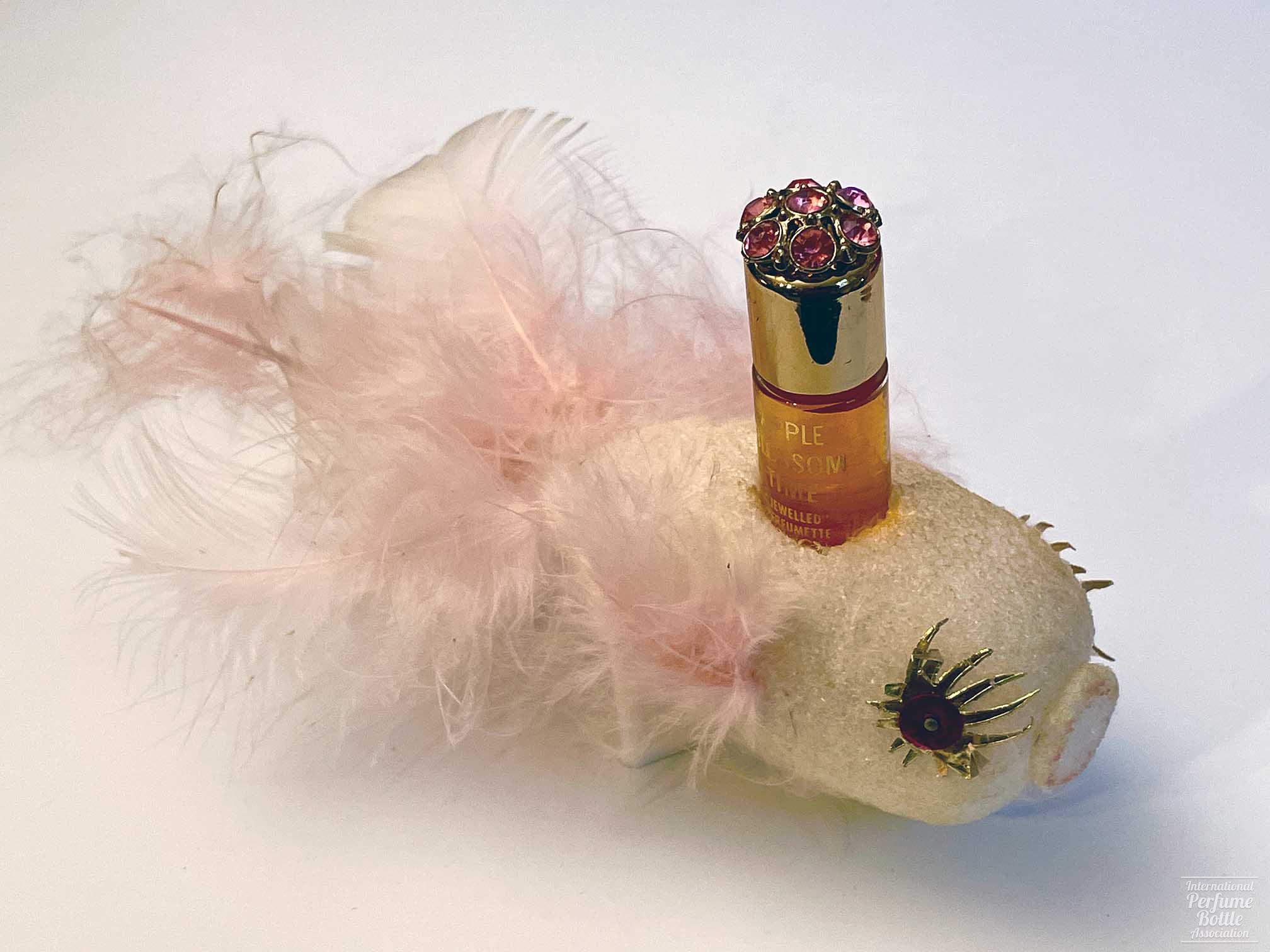 "Apple Blossom Time" Jeweled Perfumette by Helena Rubinstein