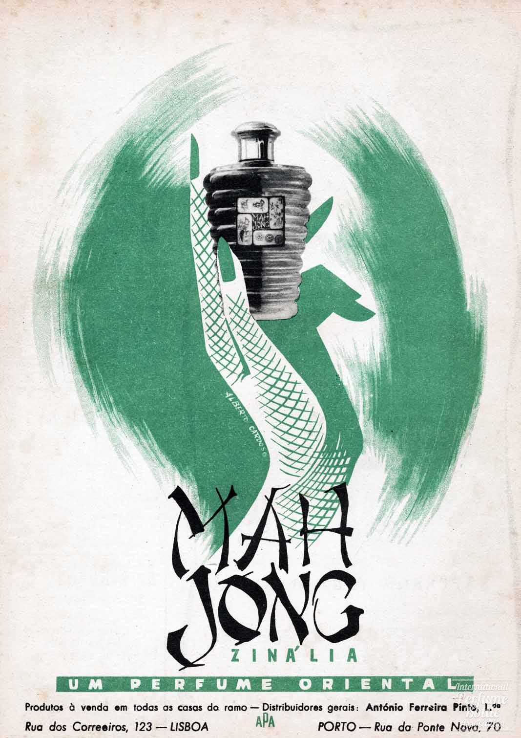 "Mah Jong" by Zinália Advertisement - 1946