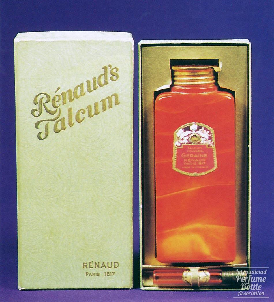 "Geraine" (Rose Geranium) Talc and Perfume by Rénaud