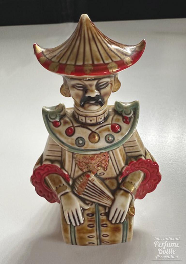 Asian Man Figural Bottle From 1931Paris Colonial Exhibition