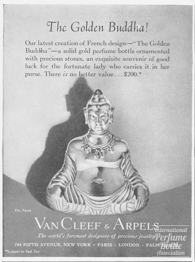 Goldel Buddha by Van Cleef & Arpels Advertisement - 1948